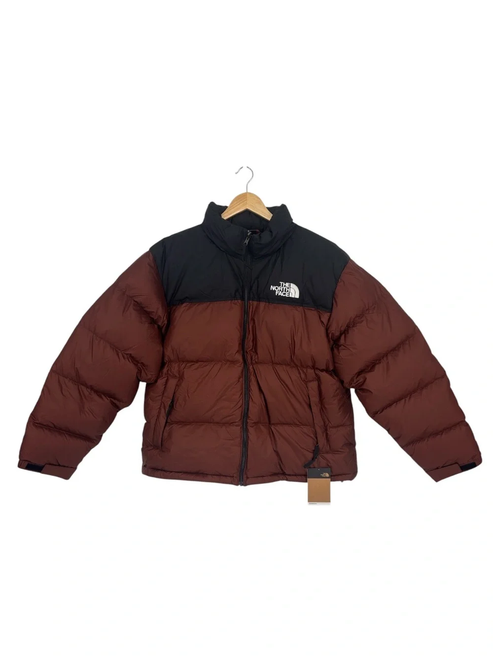 The North Face 1996 Retro Nuptse Jacket in Brown Black Nylon Men’s Size XL NWT!